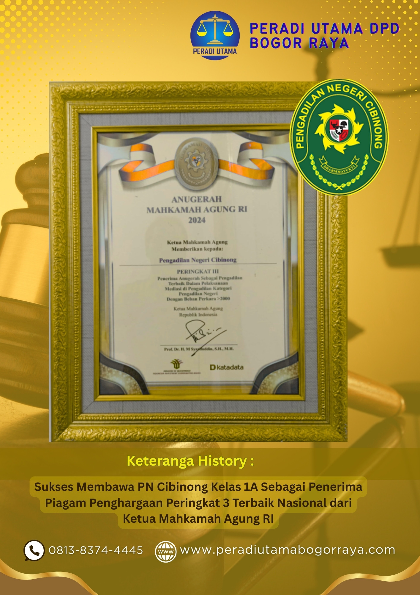 Dokumentasi Peradi Utama DPD Bogor Raya