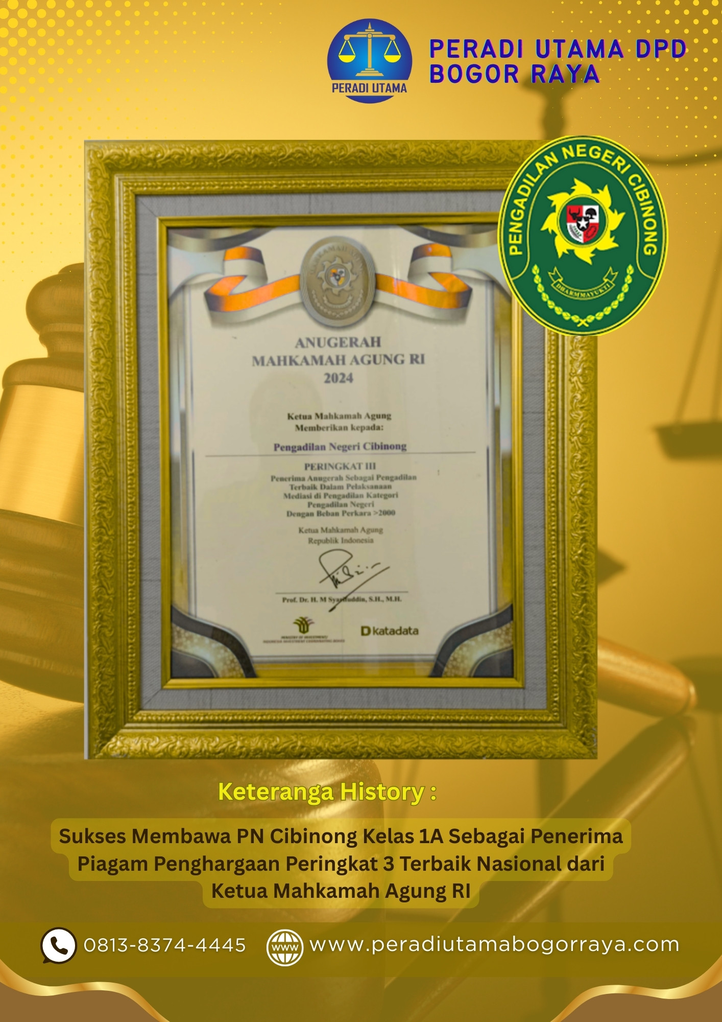 Dokumentasi Peradi Utama DPD Bogor Raya